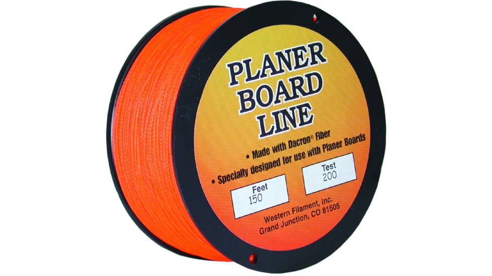 Tuf-Line Planer Board Line 200Lb 150ft Spool Orange, PB200150OR