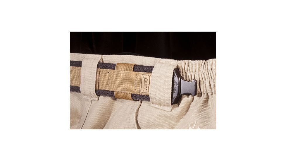 TUFF Products 1.5in. Ez-Feed Cobra Ranger Belt, Black-Coyote-Black, Size Lg 40-46 9011-BCB-LG