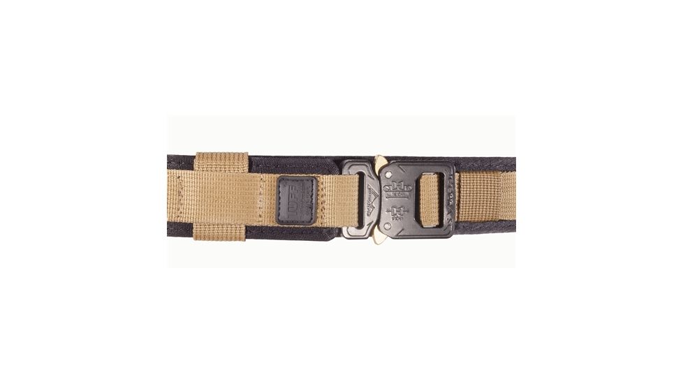 TUFF Products 1.5in. Ez-Feed Cobra Ranger Belt, Black-Coyote-Black, Size Lg 40-46 9011-BCB-LG