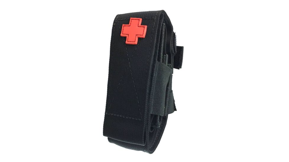 TUFF Products 3 Way Tourniquet Pouch, Black, 8878-NY