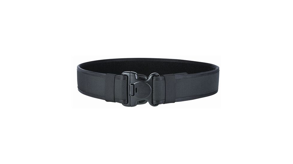 TUFF Products E.D.G.E. 2.25in Wide 6-Part Laminate Duty Belt, Black Nylon, Large  40-46 9001-NYP-LG