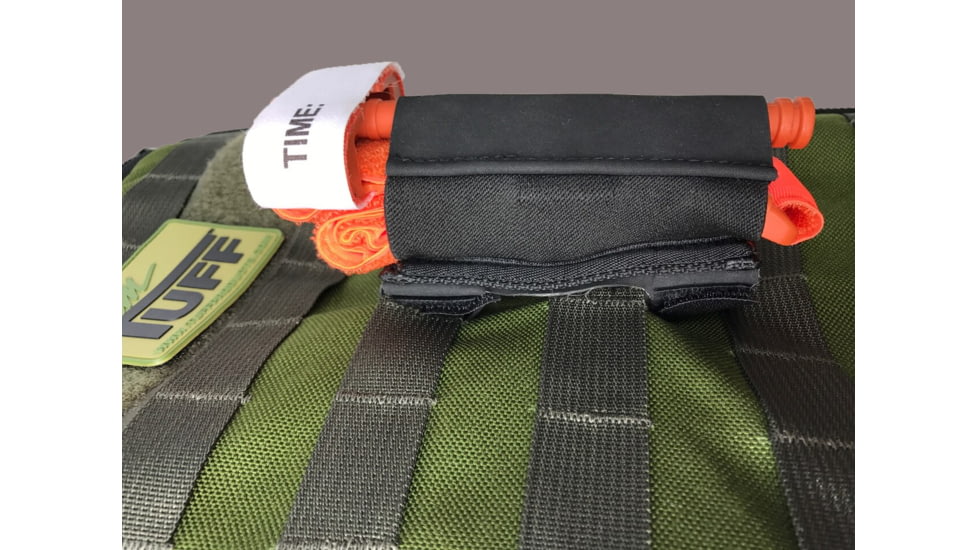TUFF Products Just In Case Tourniquet Pouch, Molle, Veclro Fastener, Ambidextrous, Black, 8874-SCE-JICTQ-BK