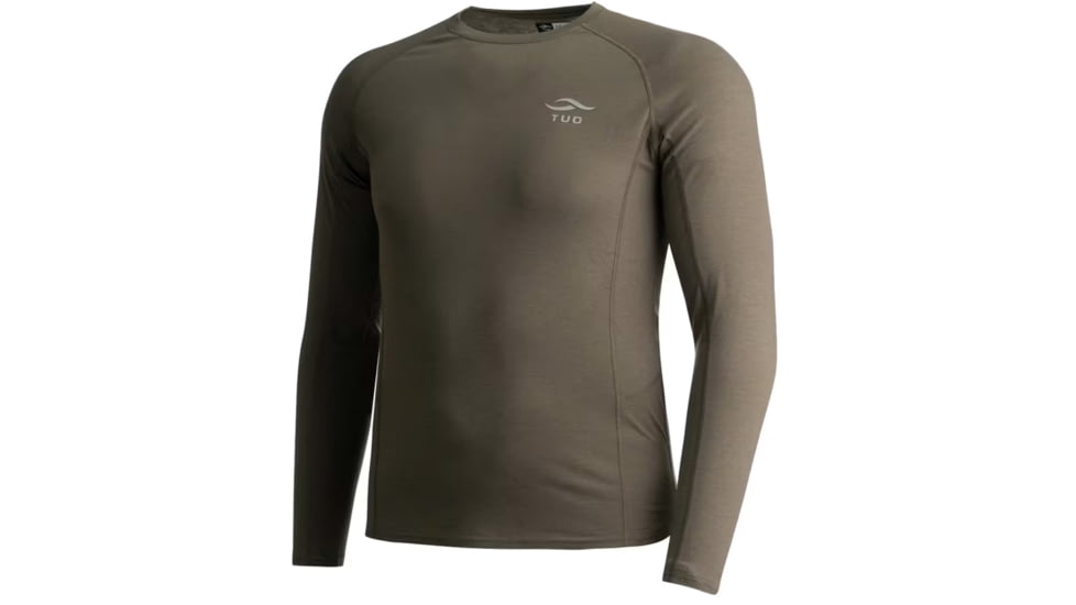 TUO Kinetic Merino 150 LS Crew Shirt - Men's, Large, Deadfall, 1409367