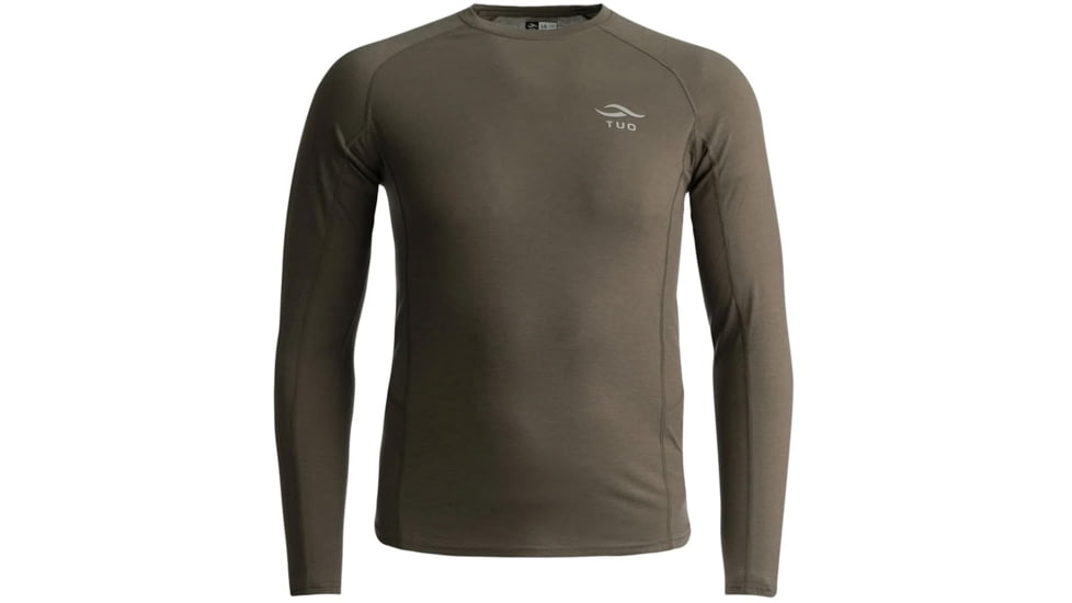 TUO Kinetic Merino 150 LS Crew Shirt - Men's, Large, Deadfall, 1409367