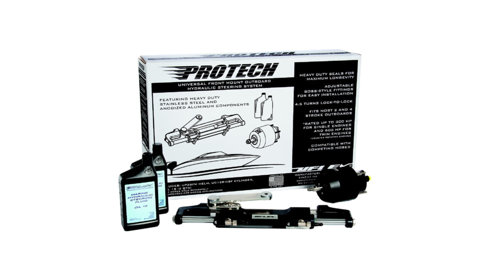 Uflex USA Protech 1.0 Front Mount OB Hydraulic System - No Hoses Included 36089