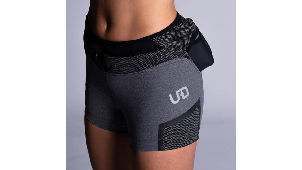 Ultimate Direction Hydro Skin Short - Womens, Heather Gray, Medium, 83466219HGY-MD