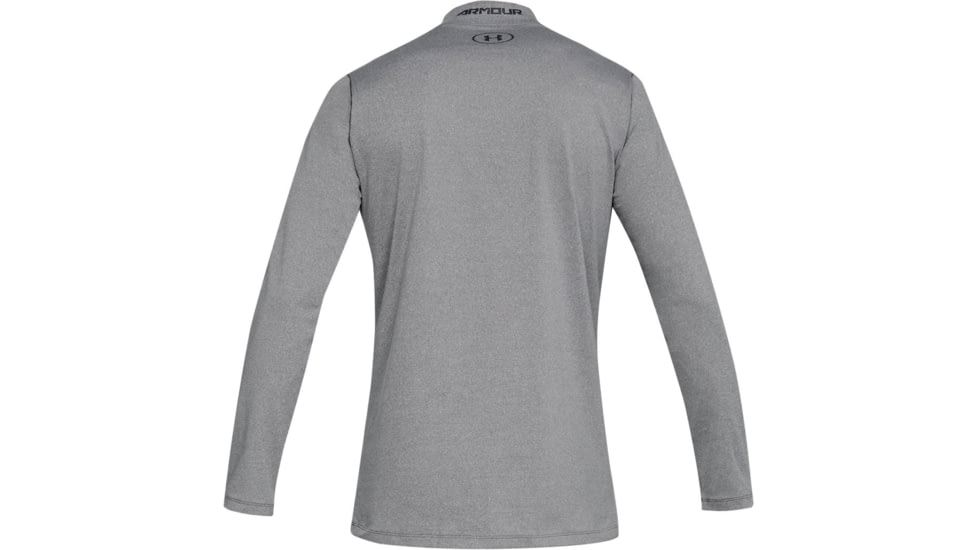 Under Armour ColdGear Armour Fitted Mock - Mens, Tall, Charcoal Light Heather, X-Large, 1320805019XLT