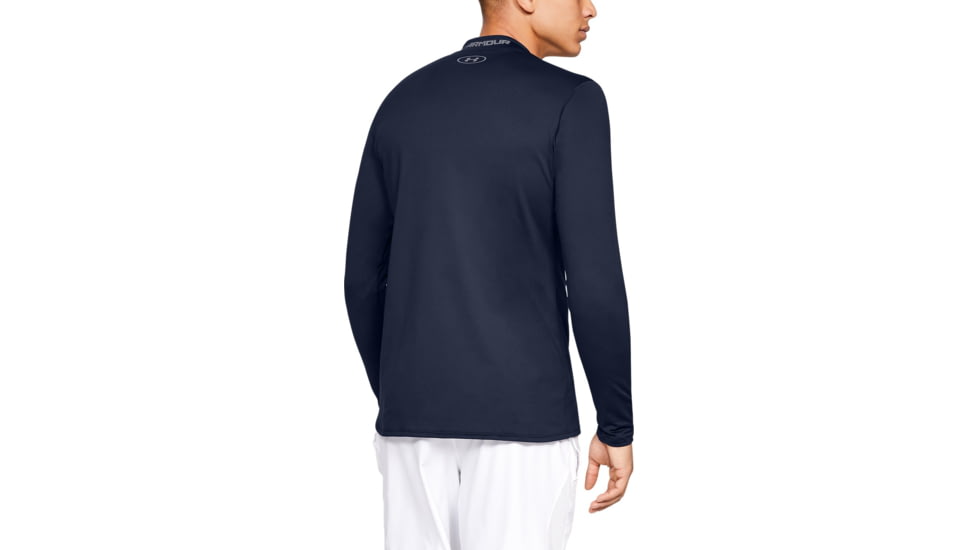 Under Armour ColdGear Armour Fitted Mock - Mens, Midnight Navy, Small, 1320805410SM