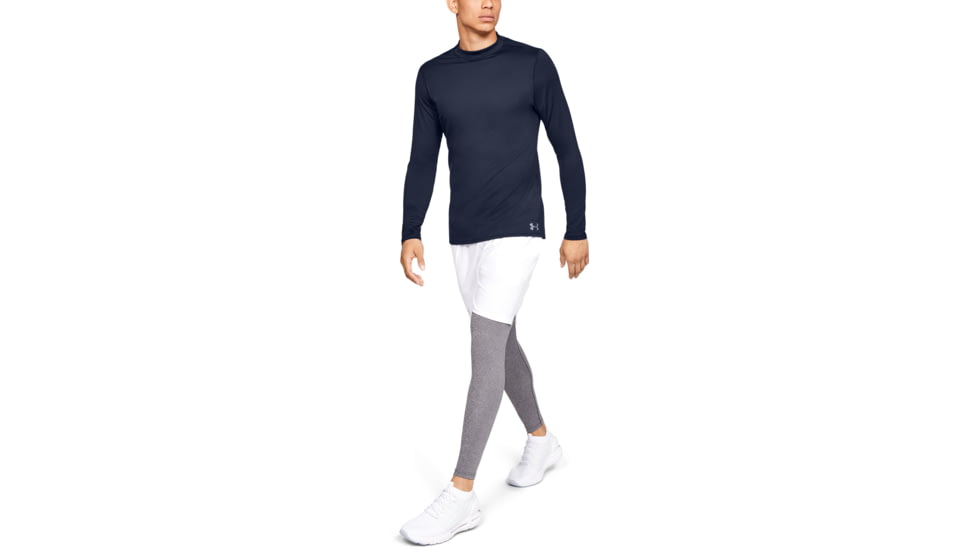 Under Armour ColdGear Armour Fitted Mock - Mens, Midnight Navy, Small, 1320805410SM