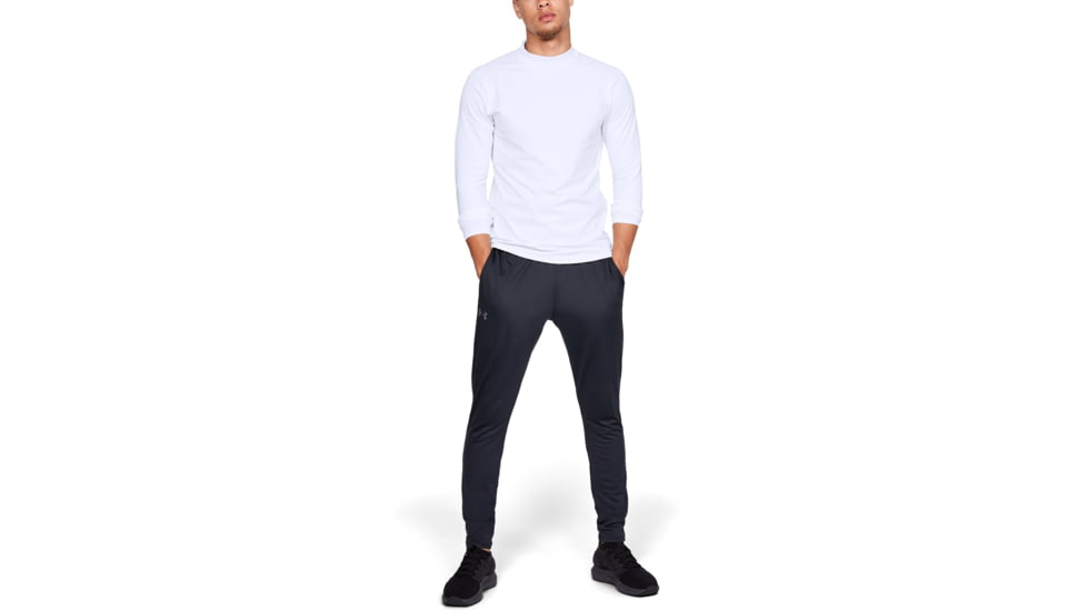 Under Armour ColdGear Armour Fitted Mock - Mens, White, 2X-Large, 13208051002X