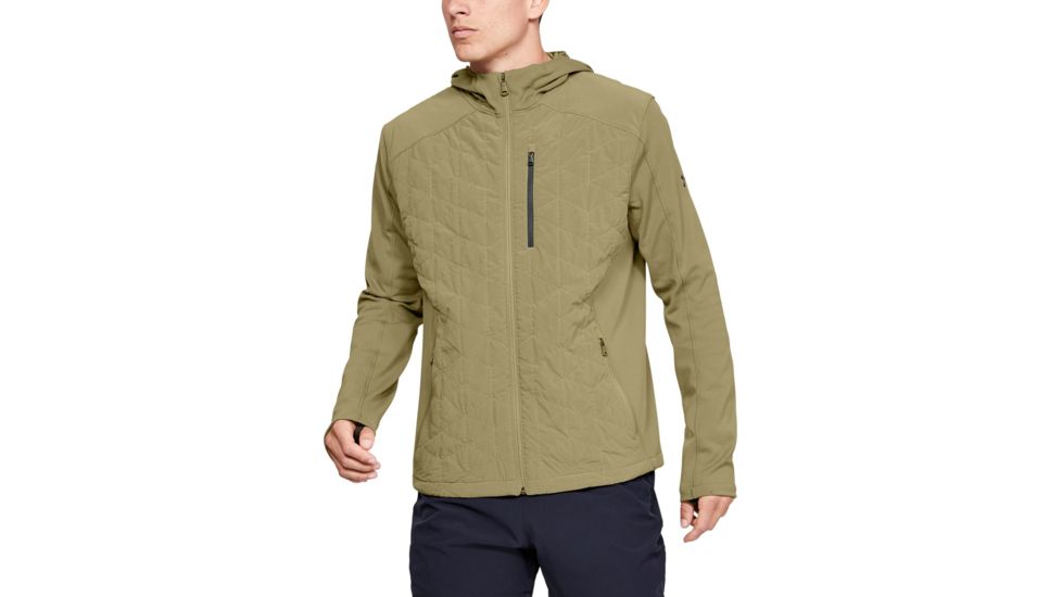 Under Armour ColdGear Reactor Hybrid Lite - Mens, 2XL, Outpost Green, 13480203312X