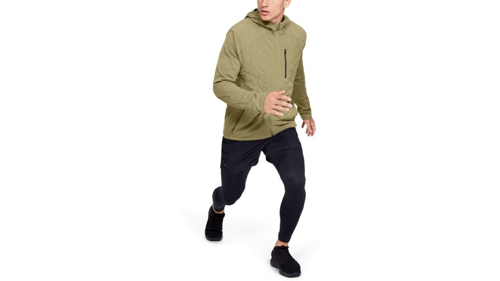 Under Armour ColdGear Reactor Hybrid Lite - Mens, 2XL, Outpost Green, 13480203312X