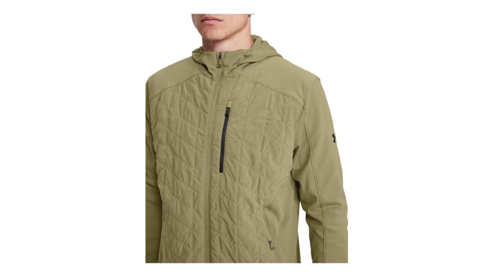 Under Armour ColdGear Reactor Hybrid Lite - Mens, 2XL, Outpost Green, 13480203312X