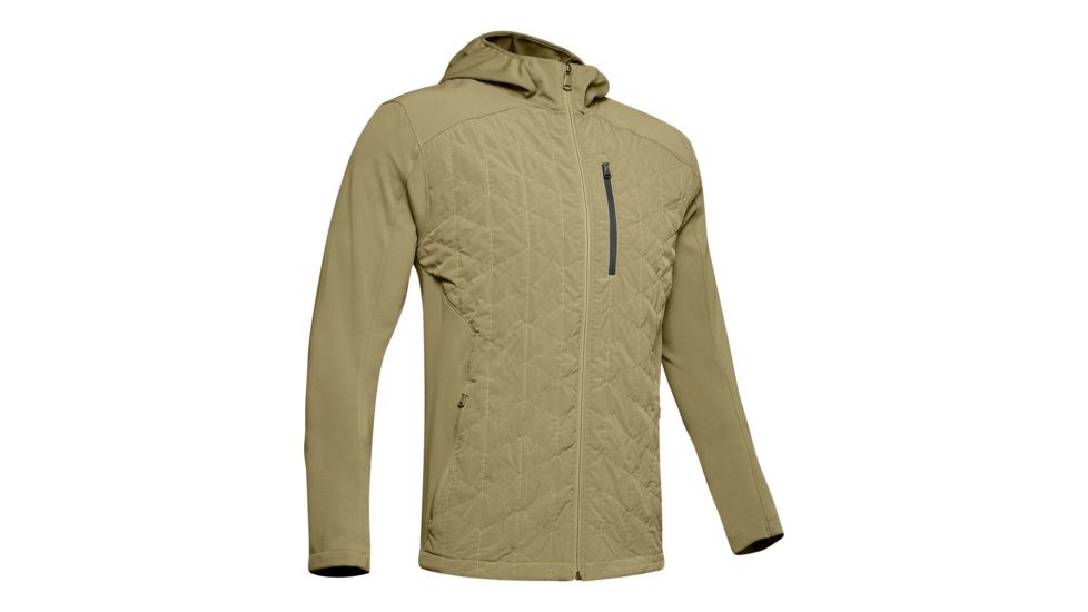 Under Armour ColdGear Reactor Hybrid Lite - Mens, 2XL, Outpost Green, 13480203312X