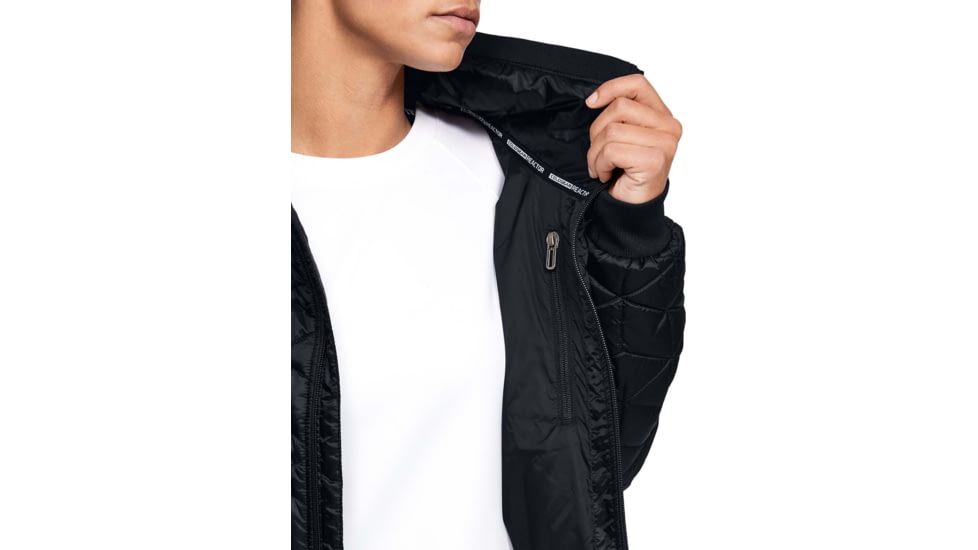Under Armour ColdGear Reactor Performance Jacket - Womens, Black, Large, 1342792001LG