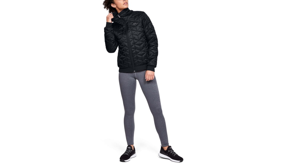 Under Armour ColdGear Reactor Performance Jacket - Womens, Black, Large, 1342792001LG