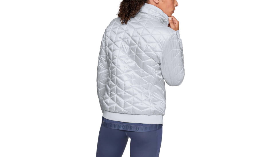Under Armour ColdGear Reactor Performance Jacket - Womens, Onyx White, 2X-Large, 13427921122X