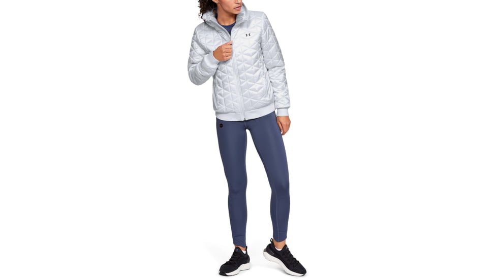 Under Armour ColdGear Reactor Performance Jacket - Womens, Onyx White, 2X-Large, 13427921122X