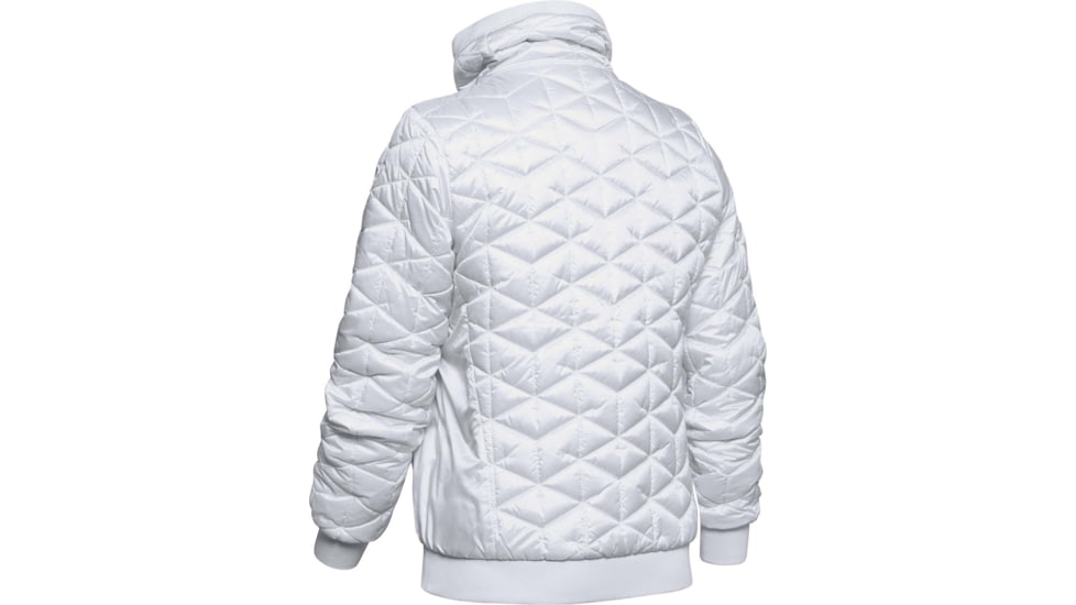 Under Armour ColdGear Reactor Performance Jacket - Womens, Onyx White, 2X-Large, 13427921122X