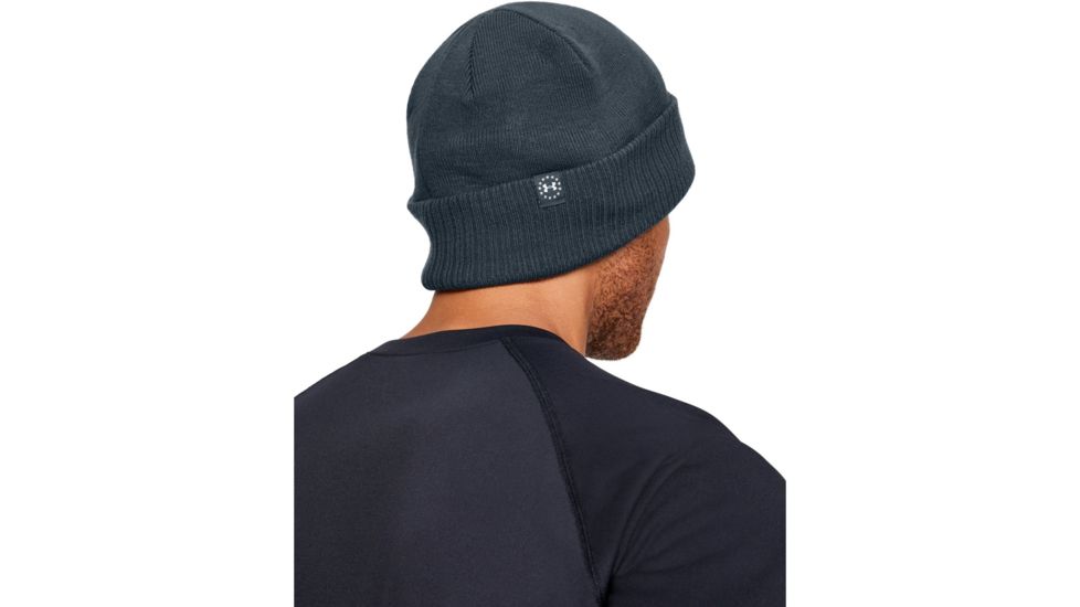 Under Armour Freedom Knit Beanie - Men's, Wire, One Size Fits All, 1343191073OSFA