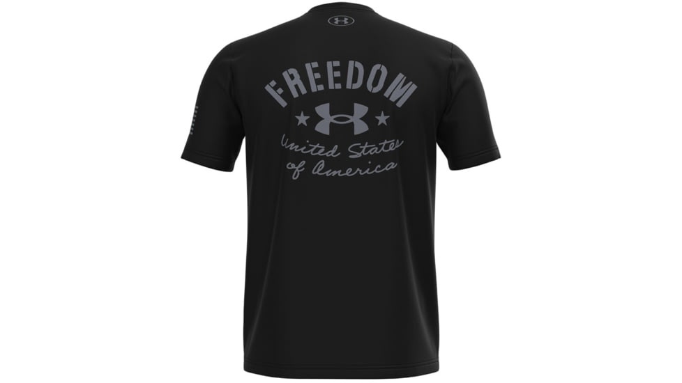 Under Armour Freedom Vintage 2 T-Shirt - Men's, Black, 2XL, 13654430012X