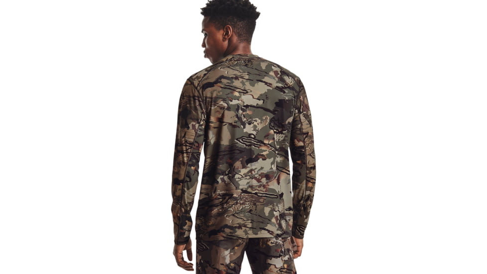 Under Armour Iso-Chill Brush Line Long Sleeve Shirt - Mens, UA Forest All Season Camo, Small, 1361308994SM