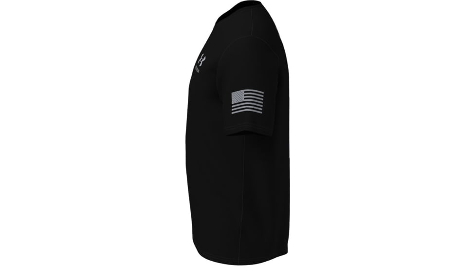Under Armour New Freedom Flag T-Shirt - Mens, Black / Steel, Large, 1370810002LG