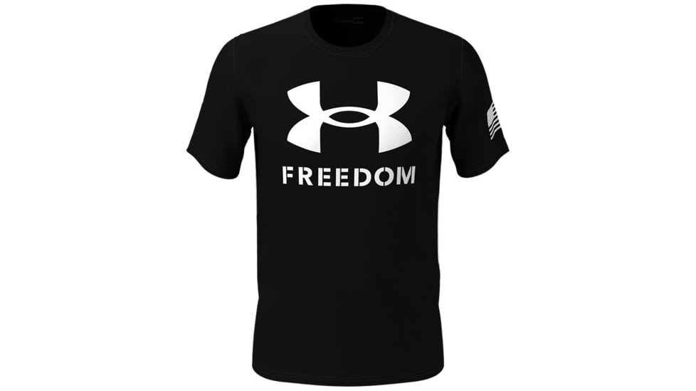 Under Armour Freedom Logo T-Shirt - Men's, Black, 2XL, 13708110012X