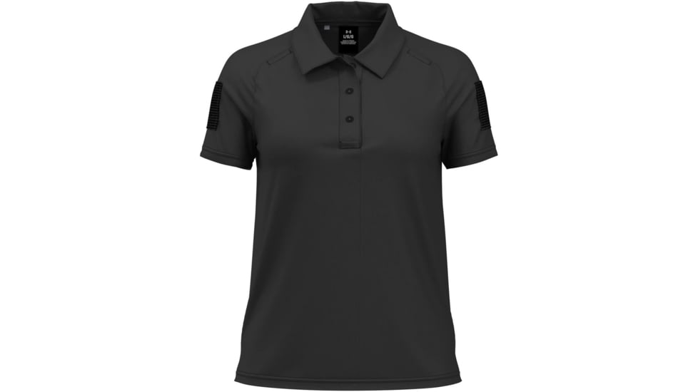 Under Armour Tac Elite Polo - Womens, Black, Extra Large, 1379206001XL