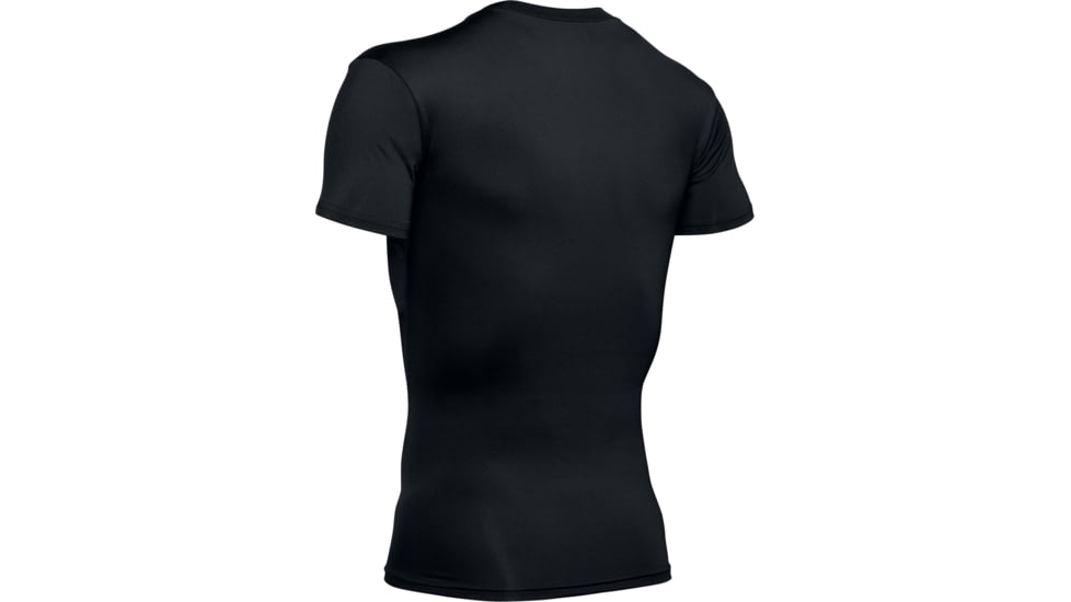 Under Armour Tactical HeatGear Compression V-Neck T-Shirt - Mens, Black, 3X-Large, 12160100013X