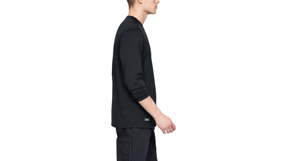 Under Armour Tactical UA Tech Long Sleeve T-Shirt - Mens, Black, 2X-Large, 12481960012X