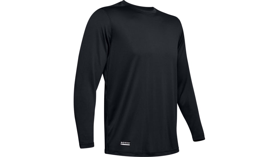 Under Armour Tactical UA Tech Long Sleeve T-Shirt - Mens, Black, 2X-Large, 12481960012X