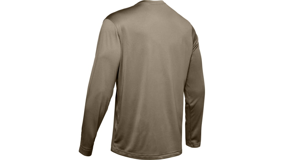 Under Armour Tactical UA Tech Long Sleeve T-Shirt - Mens, Federal Tan, Medium, 1248196499MD