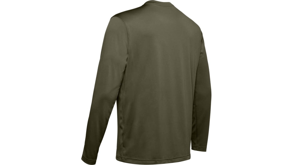 Under Armour Tactical UA Tech Long Sleeve T-Shirt - Mens, Marine OD Green, Medium, 1248196390MD