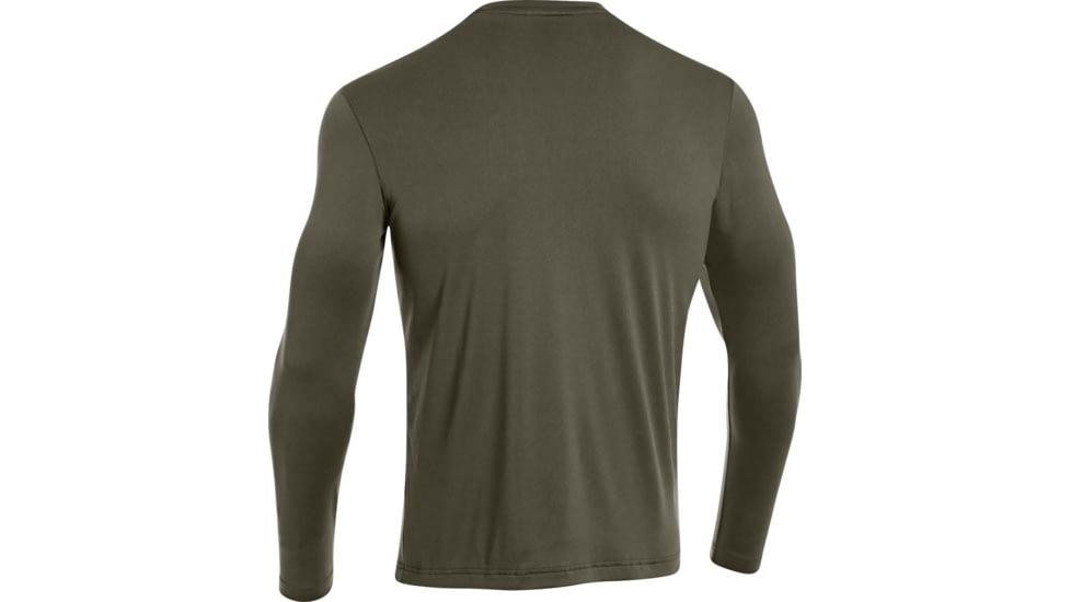 Under Armour Tactical UA Tech Long Sleeve T-Shirt - Mens, Marine OD Green, Medium, 1248196390MD