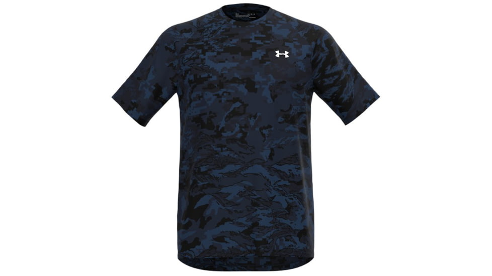 Under Armour Tech 2.0 Camo Symbol Short Sleeve T-Shirt - Men's, Navy, 2XL, 13664774082X