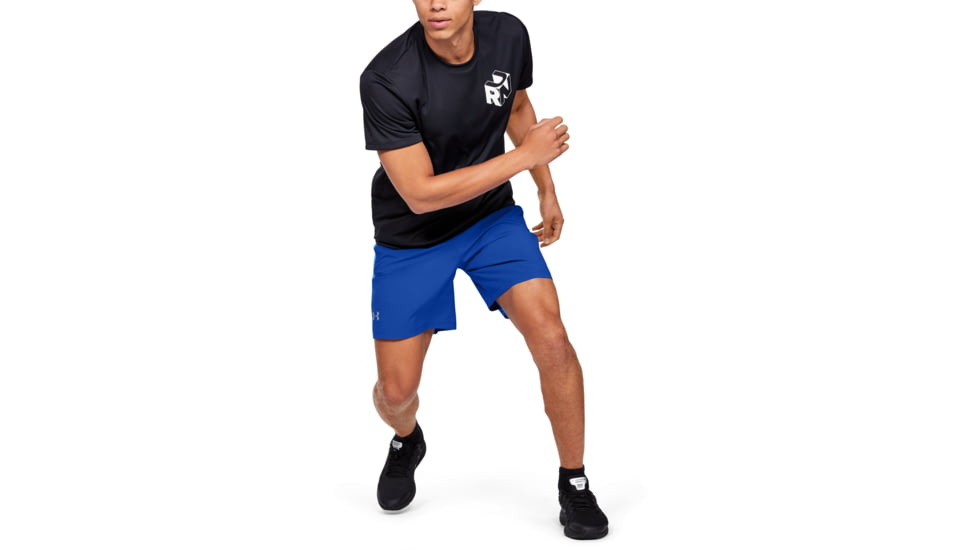 Under Armour UA Launch SW 7'' Running Shorts - Men's, Extra Large, Blue, 1326572486XL
