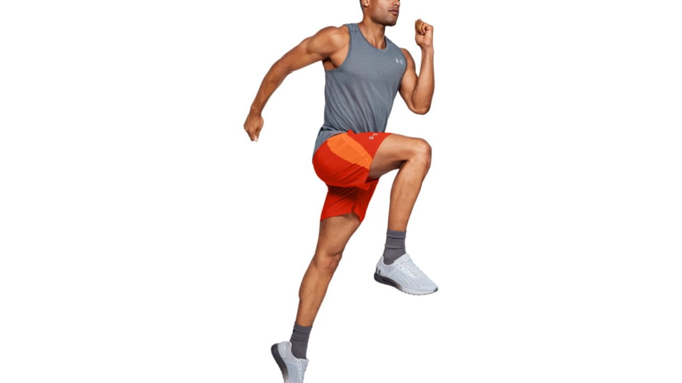 Under Armour UA Launch SW 7 Running Shorts - Mens, Small, Ultra Orange, 1326572856SM