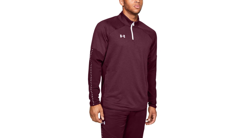 Under Armour Ua Qualifier Hybrid 1/4 Zip, Maroon - 13272056092X