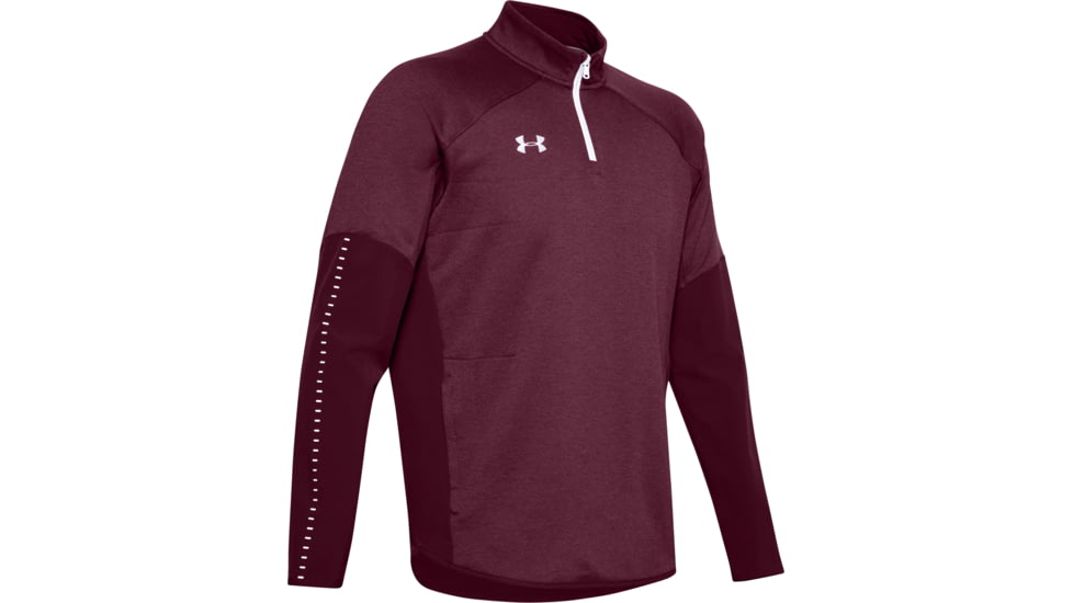 Under Armour Ua Qualifier Hybrid 1/4 Zip, Maroon - 13272056092X