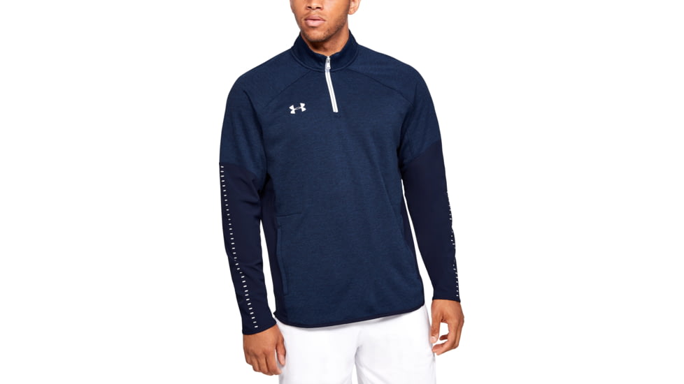 Under Armour Ua Qualifier Hybrid 1/4 Zip, Midnight Navy - 13272054103X