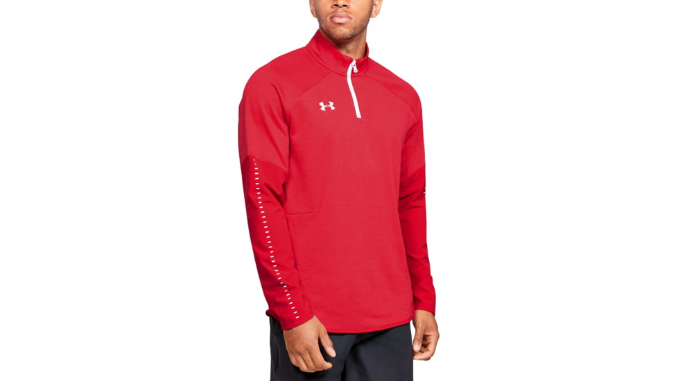 Under Armour Ua Qualifier Hybrid 1/4 Zip, Red - 13272056002X