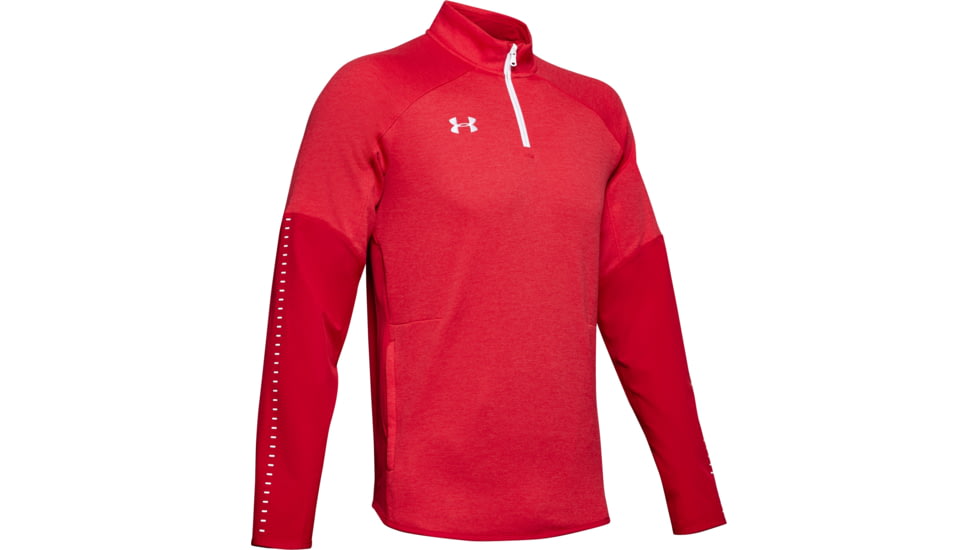 Under Armour Ua Qualifier Hybrid 1/4 Zip, Red - 13272056002X