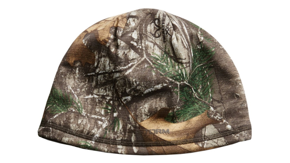Under Armour UA Scent Control Storm Fleece Beanie - Mens, RealTree AP Xtra, One Size Fits All, 1300466946OSFA