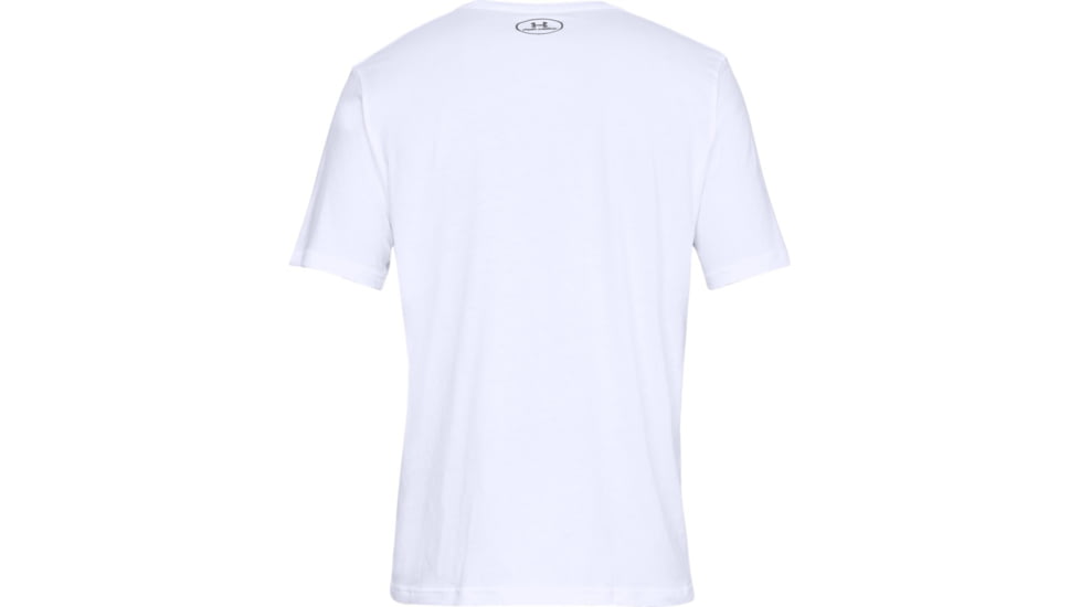 Under Armour UA Team Issue Wordmark Short Sleeve Shirt - Mens, Extra Large, White, 1329582100XL