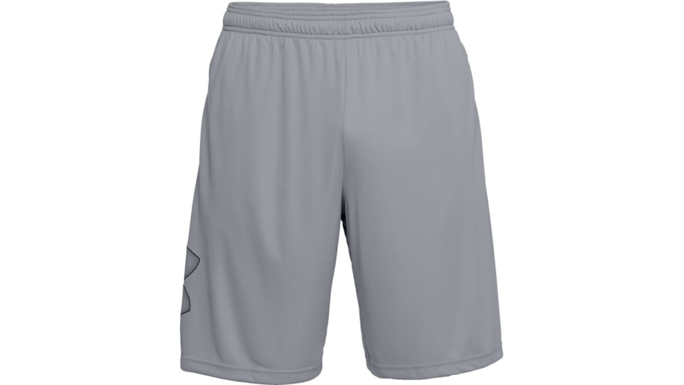 Under Armour UA Tech Graphic Shorts - Mens, Medium, Steel, 1306443035MD