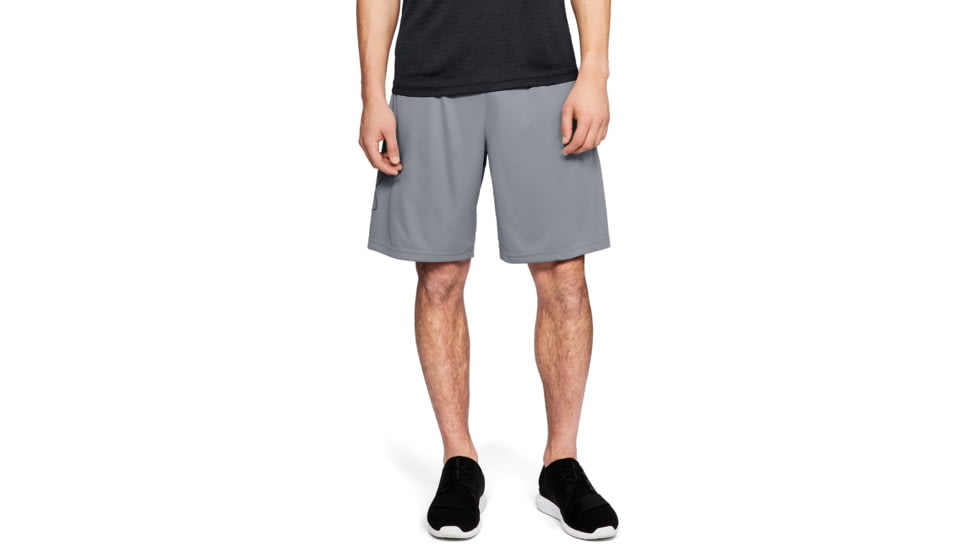Under Armour UA Tech Graphic Shorts - Mens, Medium, Steel, 1306443035MD