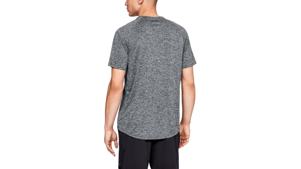 Under Armour UA Tech Short Sleeve Tee 2.0 - Mens, Black/White, 4X-Large, 13264130024X