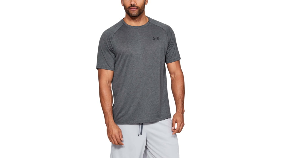 Under Armour UA Tech Short Sleeve Tee 2.0 - Mens, Carbon Heather, 3X-Large, 13264130903X