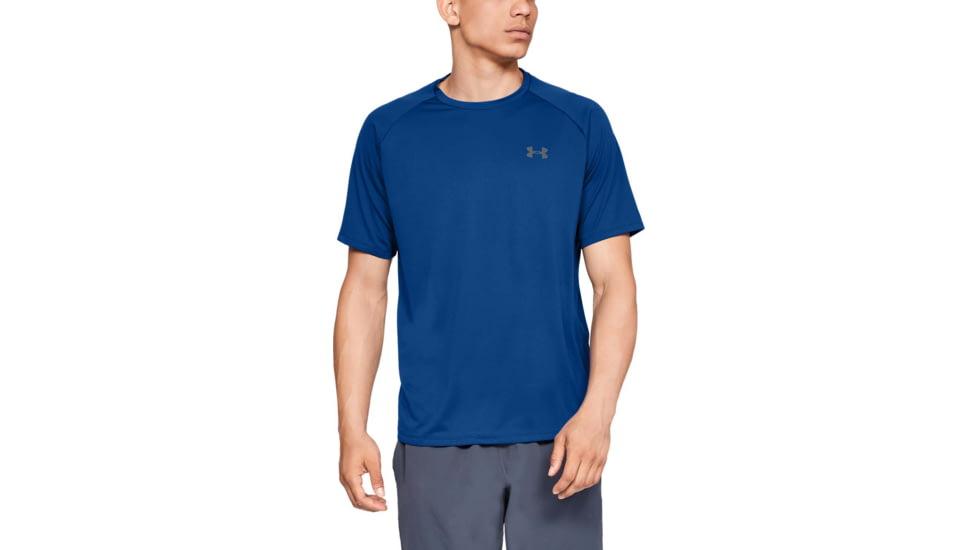 Under Armour UA Tech Short Sleeve Tee 2.0 - Mens, Royal, Medium, 1326413400MD